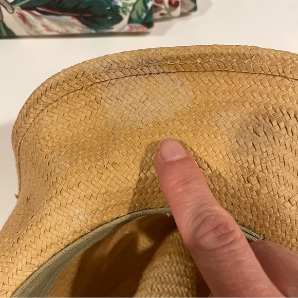 Awesome vintage Golden Gate Hat Co Los Angeles Thunderbird cowboy hat woven band - Picture 4 of 11